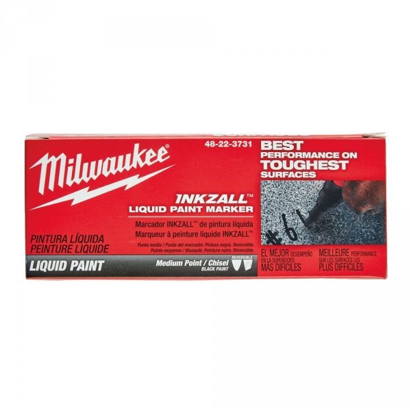 Marker Milwaukee CZARNY olejowy INKZALL 1szt pisak