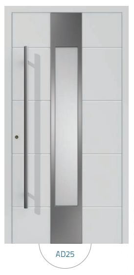 Drzwi wejściowe zewnętrzne Aluprof MB86 wzór AD25