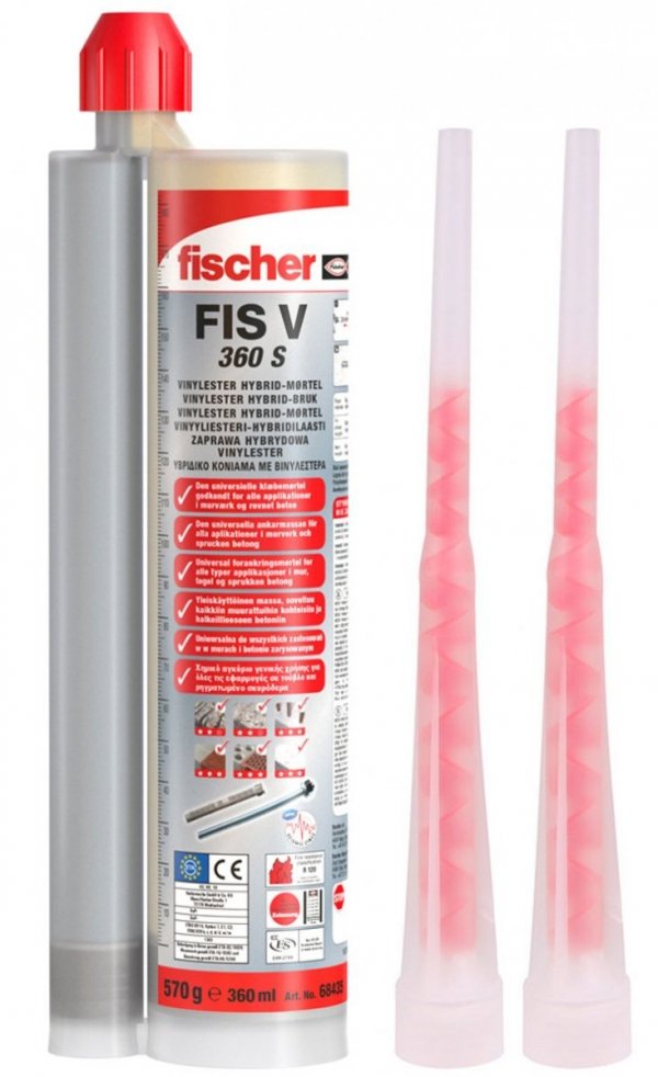 Kotwa chemiczna Fischer V 360 S zaprawa żywica