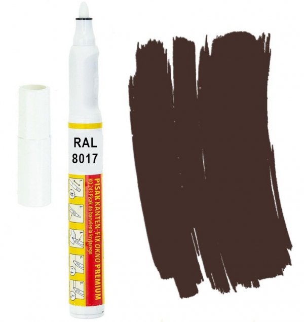 Kanten FIX RAL 8017 brązowy czekoladowy Pisak