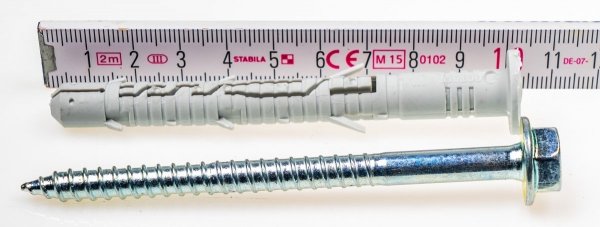 Kołki ramowe rozporowe 10x100 KLUCZ+TX torx 50szt
