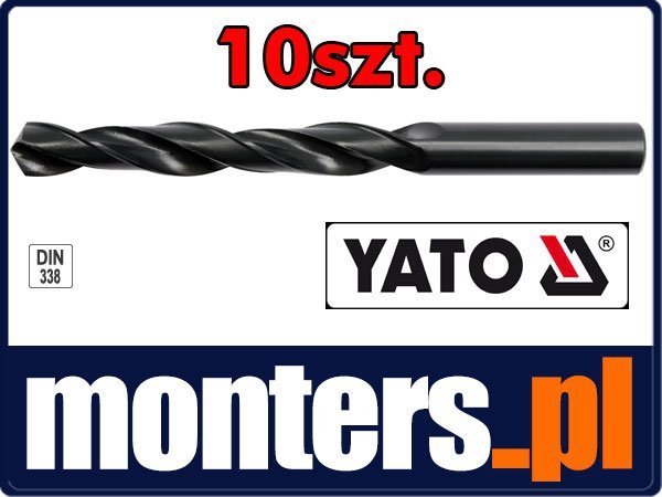 Wiertło do stali metalu hss 1mm YATO 4430 10szt