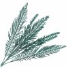 Gałązka Brokat Palma C.Zielony 75cm KR1616 [30szt]