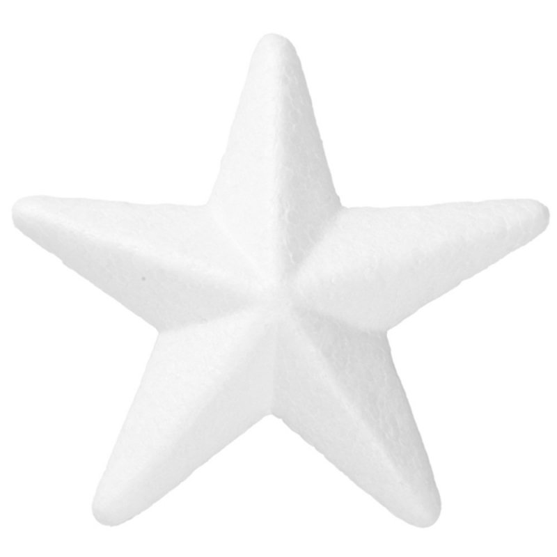 Gwiazda Styropianowa 3D Mała 6cm [Komplet - 1000 sztuk] 