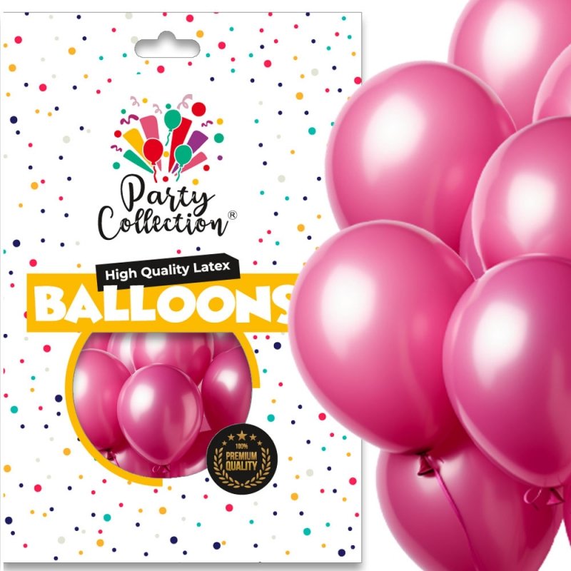 Balony Vintage Malinowy 50szt KR649-33 [5opak]