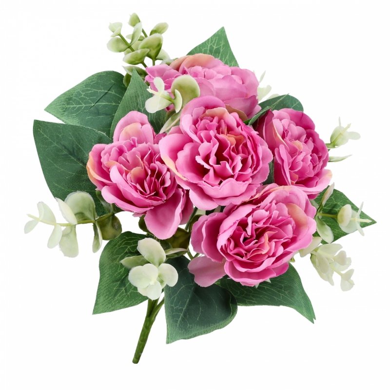 Bukiet Peonia 29cm Róż KR2229 [50szt]