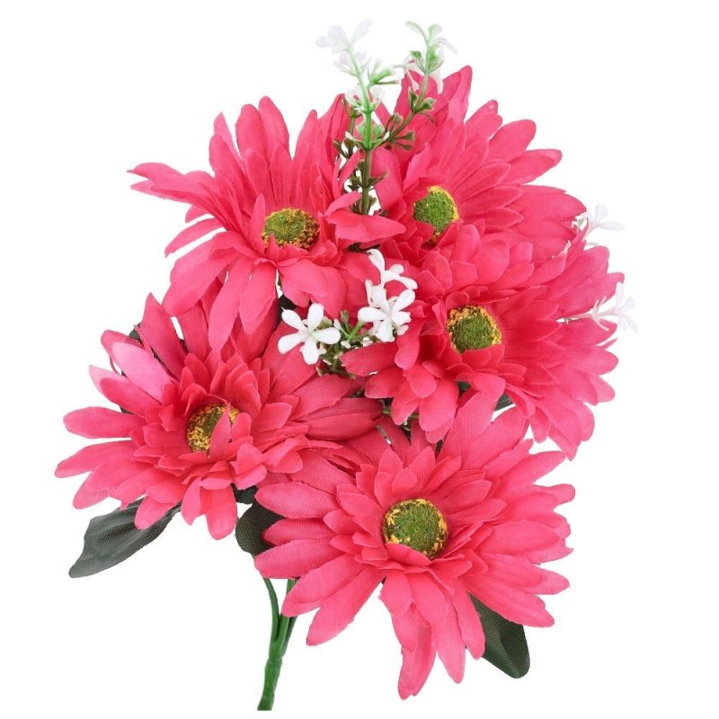 Gerbera Bukiet Kwiatów Amarantowych [ 200szt ]