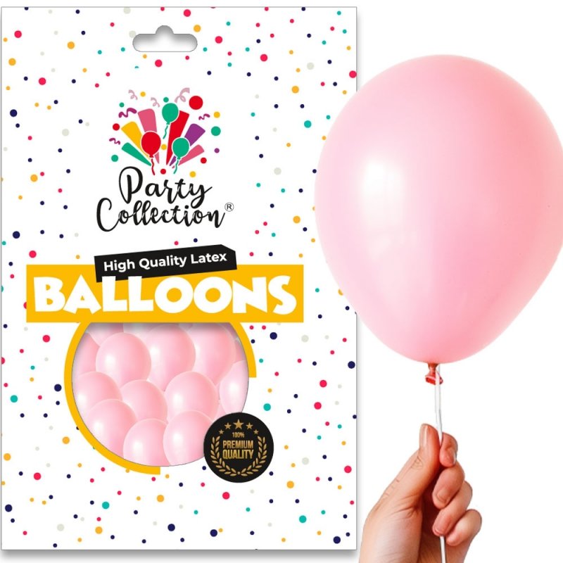 Balon Pastel Róż 5" 100szt KR533-9 [5opak]