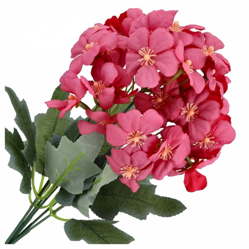 Bukiet Pelargonia Amarant 32cm KR2232 [10szt]