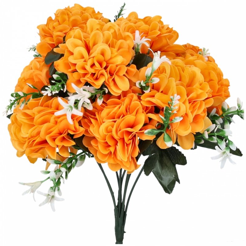Bukiet Chryzantema Pomarańcz 39cm KR1877E [5szt]