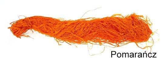 Rafia Kolor Pomarańcz [Komplet - 10 Sztuk]
