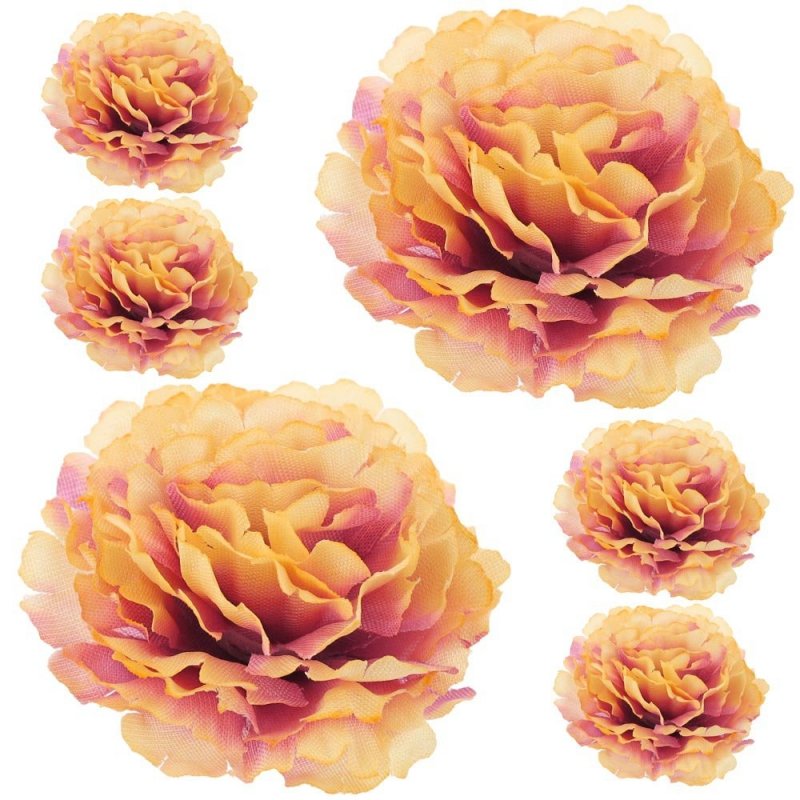 Główka 6szt Goździk Żółty-Róż [20opak]