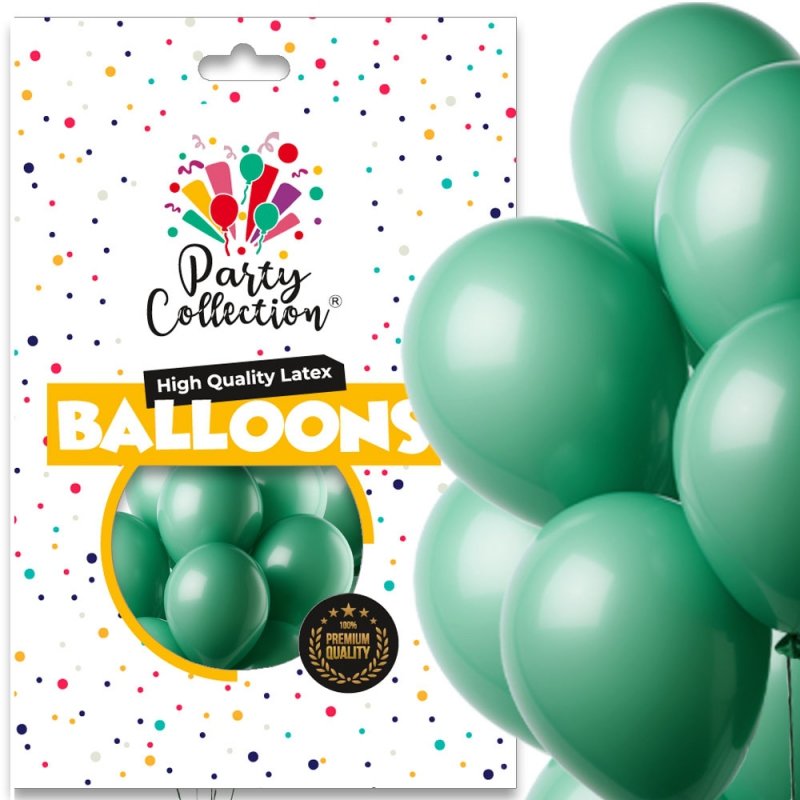 Balony Vintage Zielony 50szt KR649-7 [5opak]