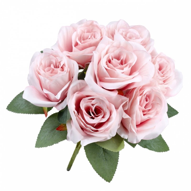 Bukiet Róże Jasny Różowy KR2007A [10szt]
