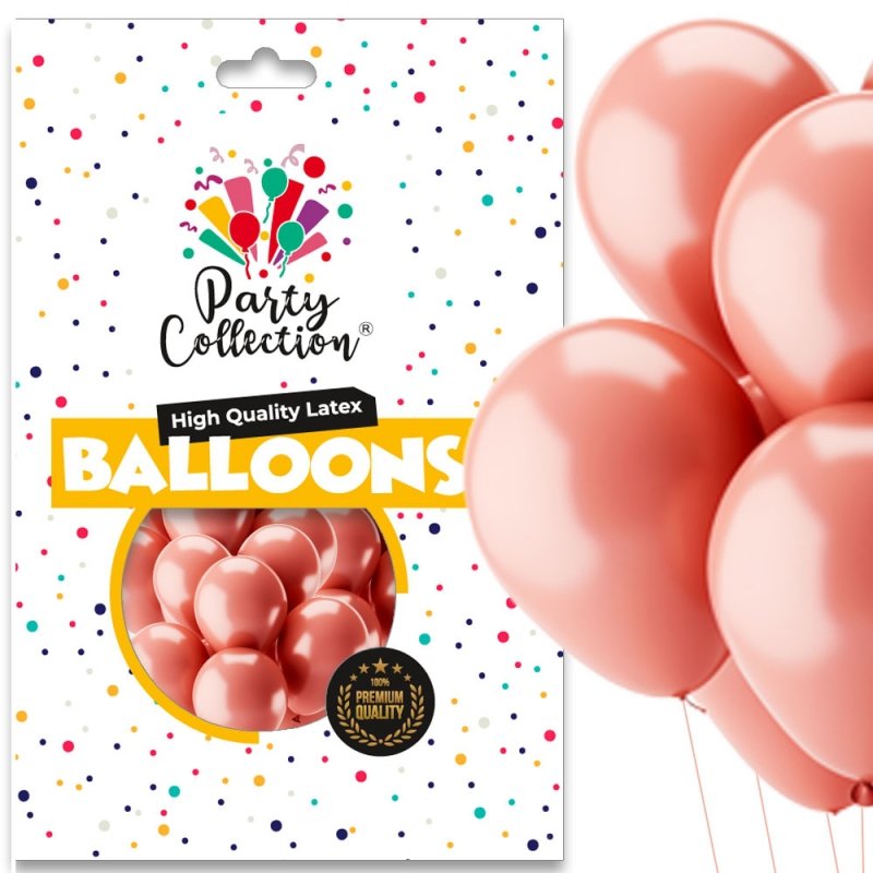 Balony Vintage Róż Herbaciany 14" 50szt KR649-2 [5opak]