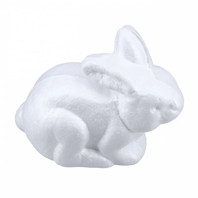Zając Styropianowy Siedzący 14cm KR2187 [10szt]