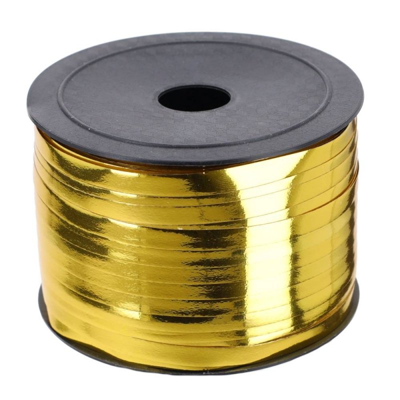 Wstążka Do Balonów Złoto 100y KR563B [ Komplet 50 sztuk ]