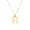 Łańcuszek złoty 585 literka P brylant 0,005ct zawieszka