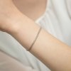 Bransoletka złota 585 z brylantami 0,50ct B-39150