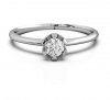 Pierścionek złoty 585 brylant 0,17ct zaręczynowy BR-129