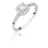 Pierścionek złoty 585 z brylantami 0,21ct W-462 zaręczynowy