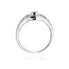 Pierścionek złoty 585 z brylantem 0,19ct zaręczynowy W-413