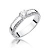 Pierścionek złoty 585 z brylantami 0,45ct W-356 zaręczynowy