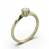 Pierścionek złoty 585 brylant 0,17ct zaręczynowy BR-018B2