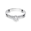 Pierścionek złoty 585 z brylantem 0,15ct zaręczynowy W-365