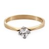 ARTES-Pierścionek z brylantem 0,25ct AB-66
