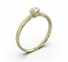 Pierścionek złoty 585 brylant 0,11ct zaręczynowy BR-094B2
