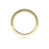 Pierścionek złoty 585 z brylantami obrączka 0,24ct W-507