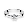Pierścionek złoty 585 z brylantem 0,12ct zaręczynowy W-299