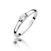 Pierścionek złoty 585 z brylantem 0,15ct zaręczynowy W-369