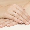 Pierścionek złoty 585 z brylantem 0,25ct W-231b zaręczynowy