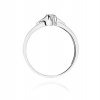 Pierścionek złoty 585 z brylantem 0,12ct zaręczynowy W-155