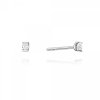Kolczyki złote 585 z brylantami 0,08ct KO-55