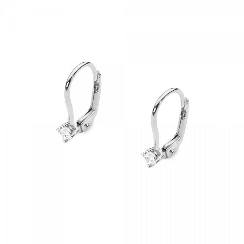 Kolczyki złote 585 z brylantami 0,16ct KO-57 