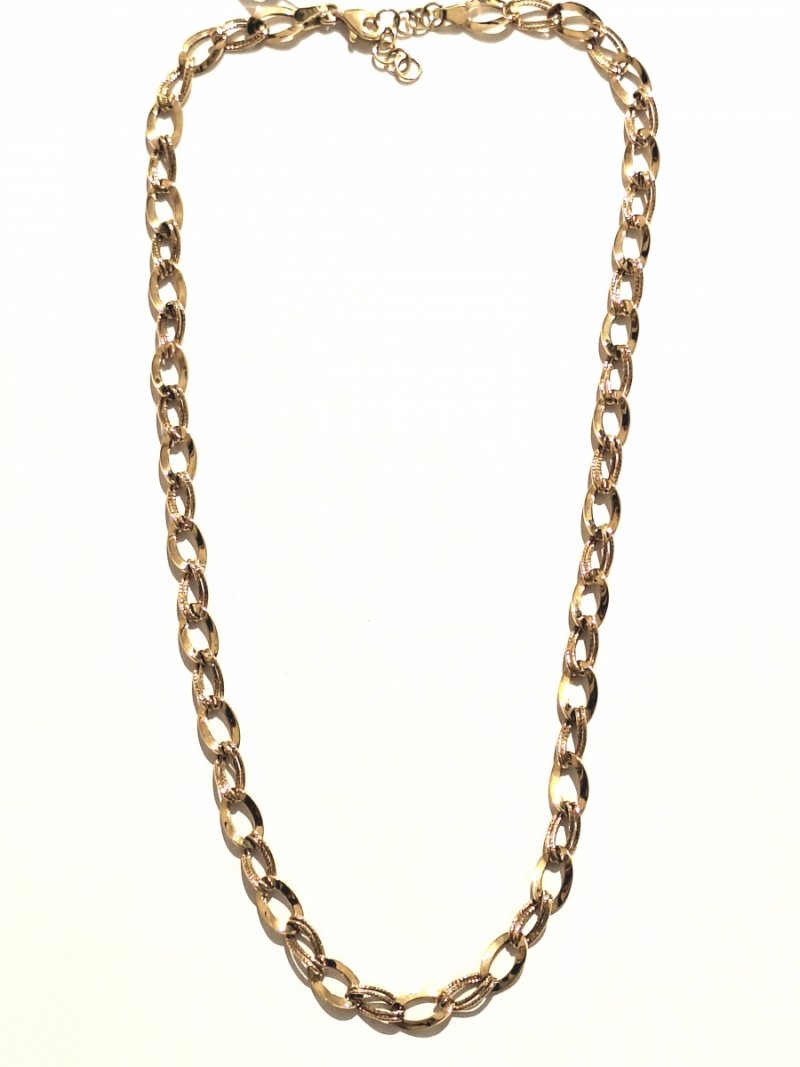 ZŁOTY NASZYJNIK 585 OZDOBNY 8,72g MODNY 