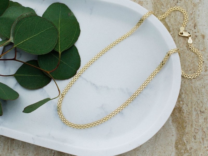 ZŁOTY ŁAŃCUSZEK 585 BISMARK 3,5mm