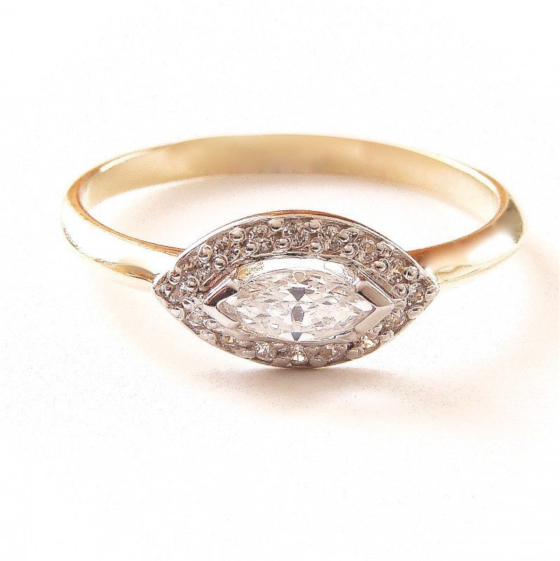 ARTES-Pierścionek złoty 525 PR. 585