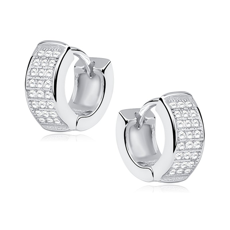 KOLCZYKI SREBRNE 925 KÓŁKA KÓŁECZKA 10MM KREOLKI MALUTKIE
