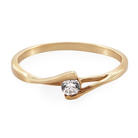 ARTES-Pierścionek z brylantem 0,08ct AB-44