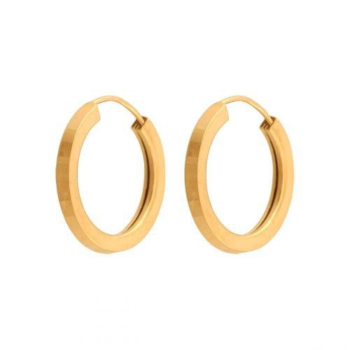 Kolczyki złote 585 koła - 44102