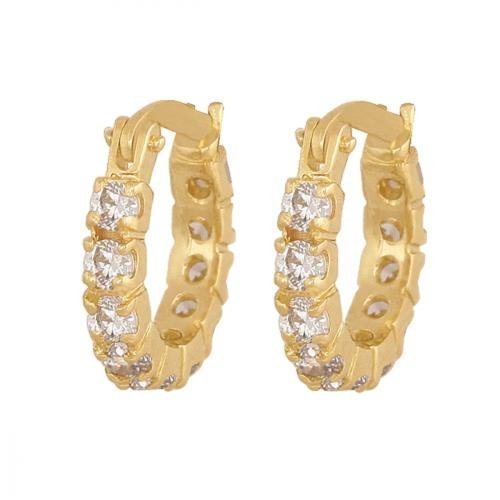 Kolczyki złote 585 koła - Kr200