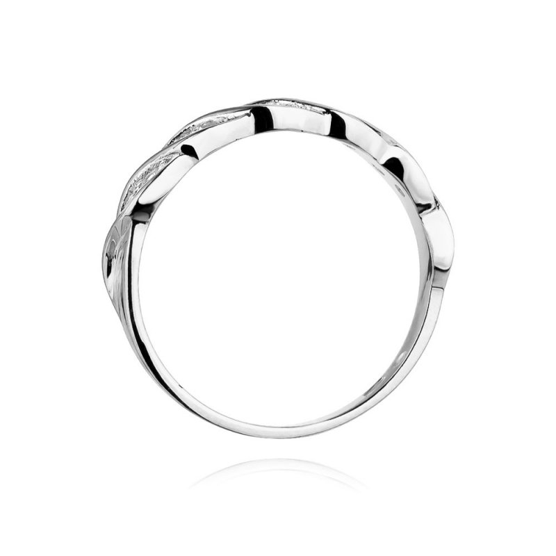 Pierścionek złoty 585 z brylantem 0,20ct zaręczynowy W-349