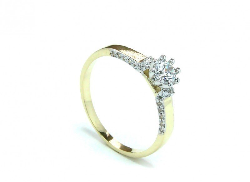 ARTES-Pierścionek złoty 592 PR. 585