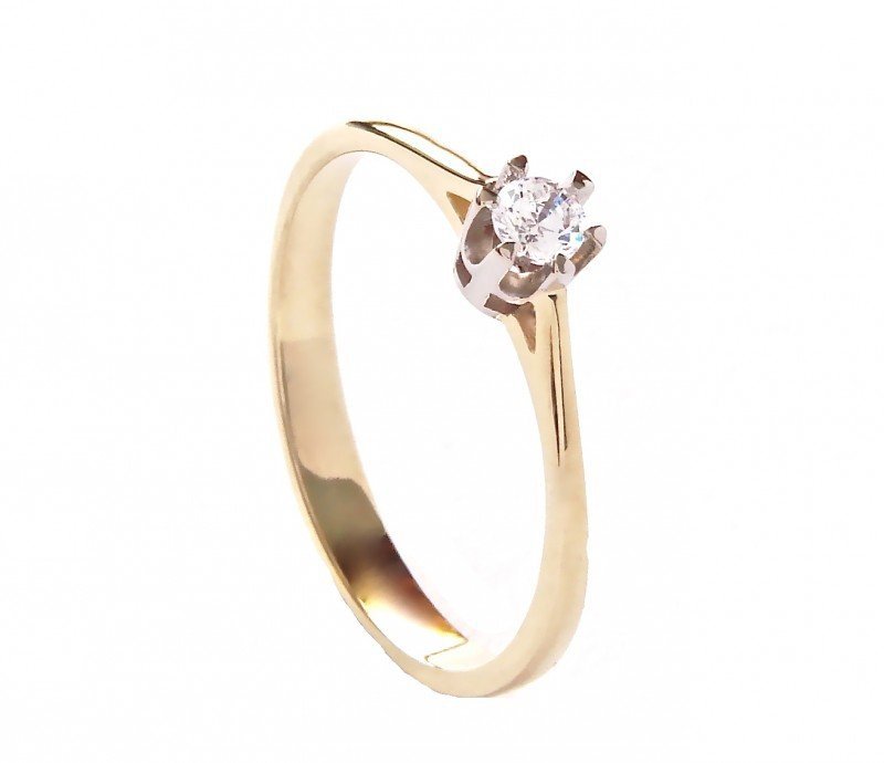ARTES-Pierścionek z brylantem B-79 PR. 585