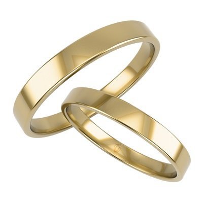 Obrączki złote 333 klasyczne 3mm 8k GRAWER 2 szt