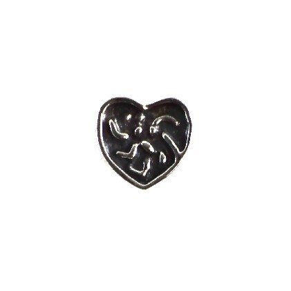 Zawieszka modułowa koralik charms srebro 925 serce